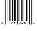 Barcode Image for UPC code 011461002533