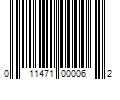 Barcode Image for UPC code 011471000062