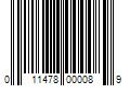 Barcode Image for UPC code 011478000089