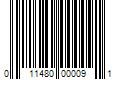 Barcode Image for UPC code 011480000091