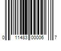 Barcode Image for UPC code 011483000067