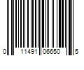 Barcode Image for UPC code 011491066505