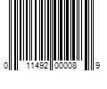 Barcode Image for UPC code 011492000089