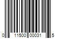 Barcode Image for UPC code 011500000315