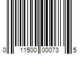 Barcode Image for UPC code 011500000735