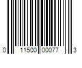 Barcode Image for UPC code 011500000773