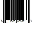 Barcode Image for UPC code 011500000933