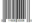 Barcode Image for UPC code 011505000068