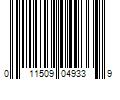 Barcode Image for UPC code 011509049339