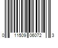 Barcode Image for UPC code 011509060723