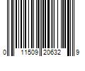 Barcode Image for UPC code 011509206329