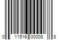 Barcode Image for UPC code 011516000088