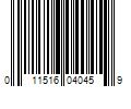 Barcode Image for UPC code 011516040459