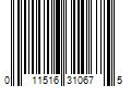 Barcode Image for UPC code 011516310675