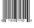 Barcode Image for UPC code 011516717009