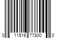 Barcode Image for UPC code 011516778000