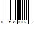 Barcode Image for UPC code 011520000067