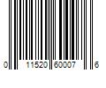 Barcode Image for UPC code 011520600076