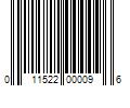 Barcode Image for UPC code 011522000096