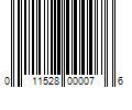 Barcode Image for UPC code 011528000076