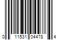 Barcode Image for UPC code 011531044784