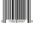 Barcode Image for UPC code 011532000079