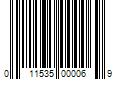 Barcode Image for UPC code 011535000069