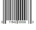 Barcode Image for UPC code 011542000083