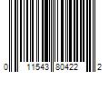 Barcode Image for UPC code 011543804222