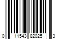 Barcode Image for UPC code 011543820253