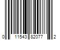 Barcode Image for UPC code 011543820772