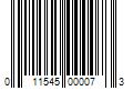 Barcode Image for UPC code 011545000073