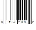 Barcode Image for UPC code 011545200992