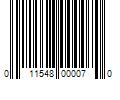 Barcode Image for UPC code 011548000070