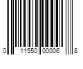 Barcode Image for UPC code 011550000068