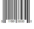 Barcode Image for UPC code 011551330300