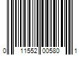 Barcode Image for UPC code 011552005801