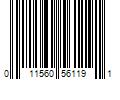 Barcode Image for UPC code 011560561191