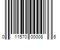 Barcode Image for UPC code 011570000086