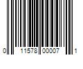 Barcode Image for UPC code 011578000071