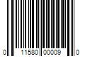 Barcode Image for UPC code 011580000090