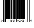 Barcode Image for UPC code 011587000086