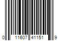 Barcode Image for UPC code 011607411519