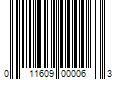 Barcode Image for UPC code 011609000063