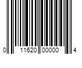 Barcode Image for UPC code 011620000004