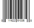 Barcode Image for UPC code 011622510358