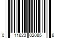 Barcode Image for UPC code 011623020856