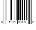 Barcode Image for UPC code 011625000092