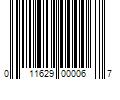 Barcode Image for UPC code 011629000067