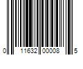 Barcode Image for UPC code 011632000085